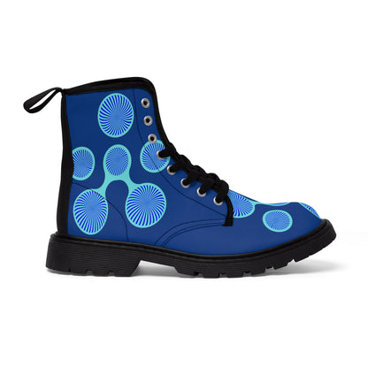 Water Drops Women's Canvas Boots