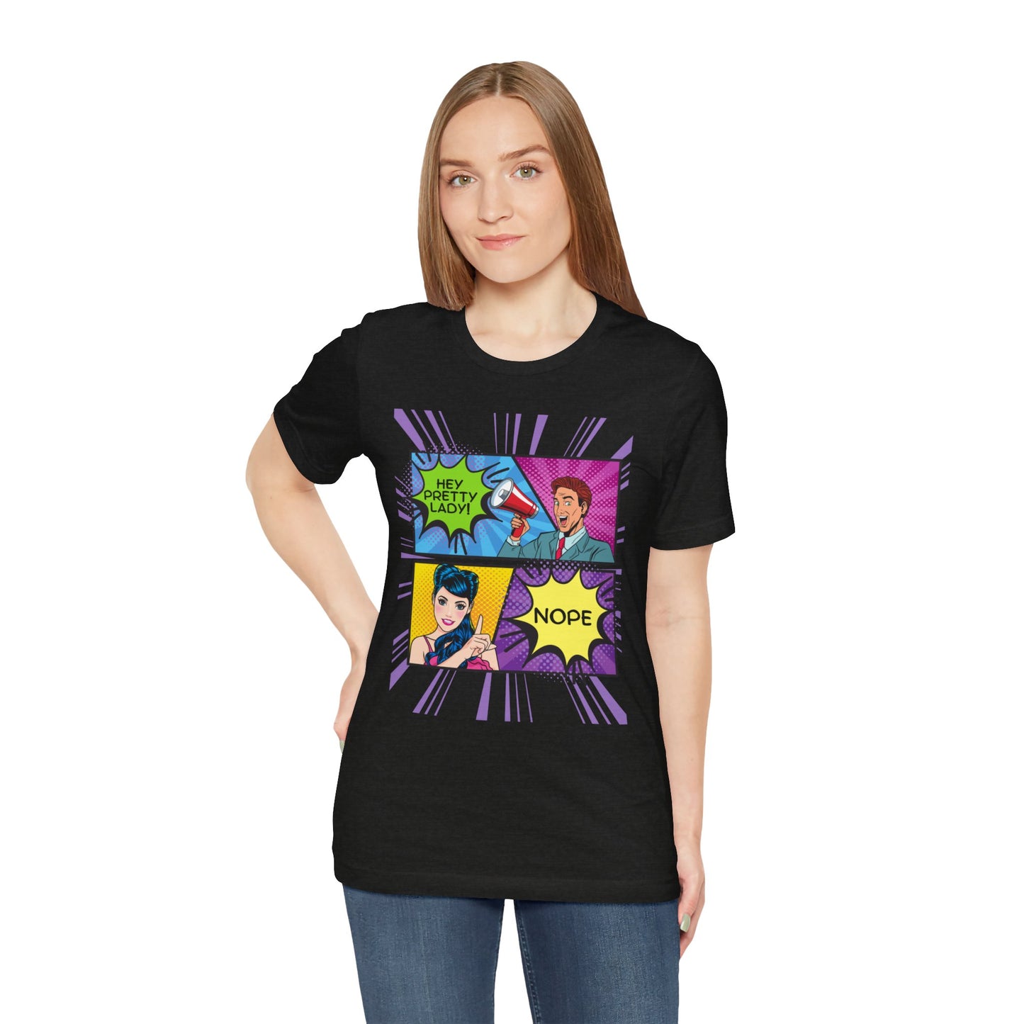 Pop Art Nope Unisex Jersey Short Sleeve Tee