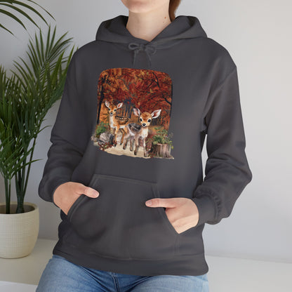 Autumn Fawns Unisex Heavy Blend™ Hooded Sweatshirt