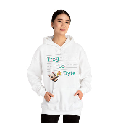 Just sound it out - TROG LO DYTE Unisex Heavy Blend™ Hooded Sweatshirt