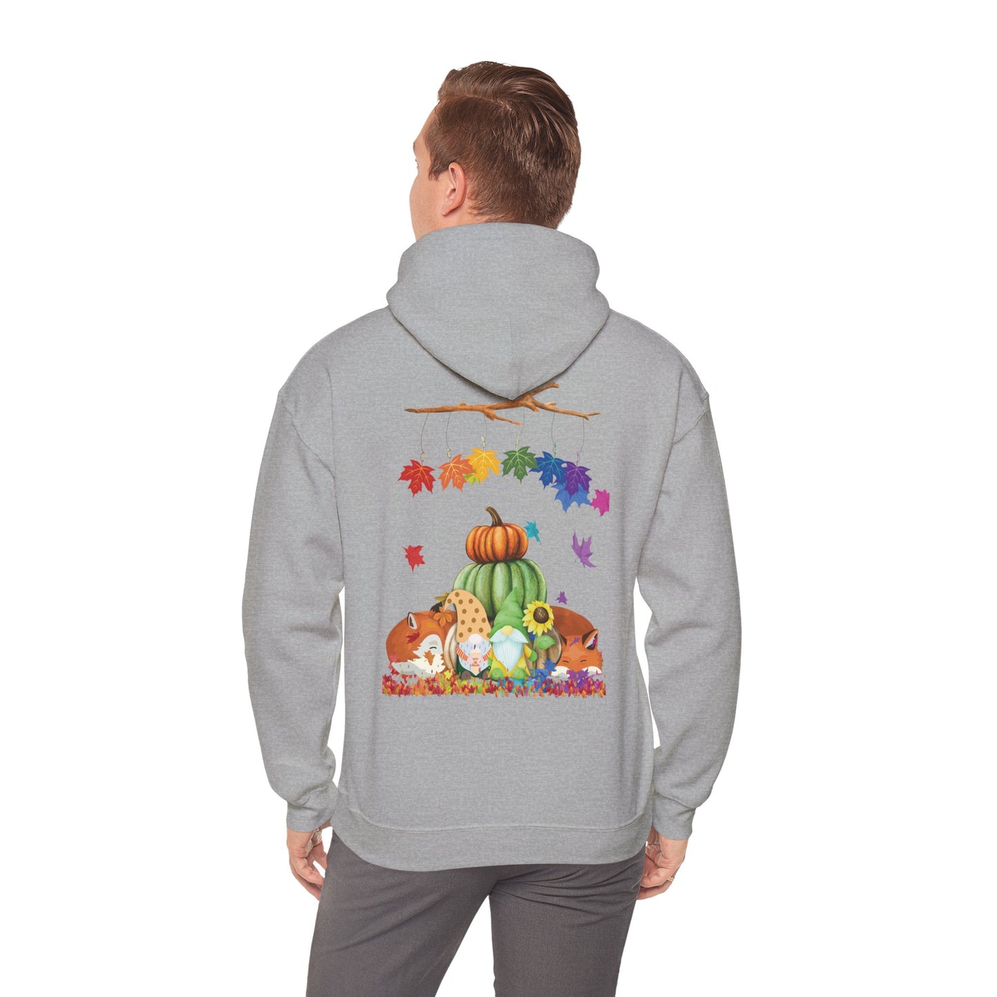 LGBTQIA+ Autumn Gnomes Unisex Heavy Blend™ Hooded Sweatshirt