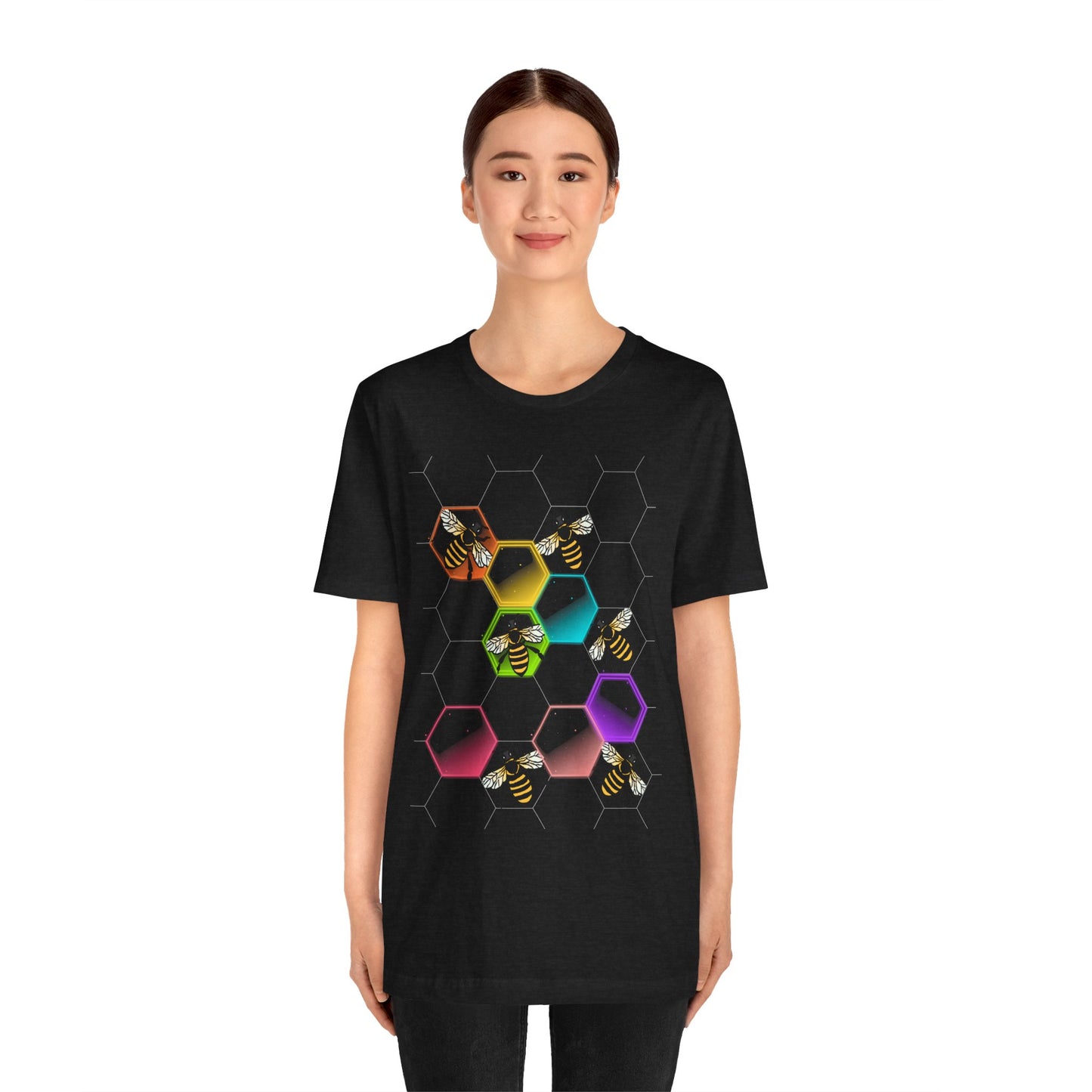 Disco Bees Unisex Jersey Short Sleeve Tee