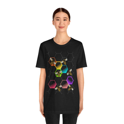 Disco Bees Unisex Jersey Short Sleeve Tee