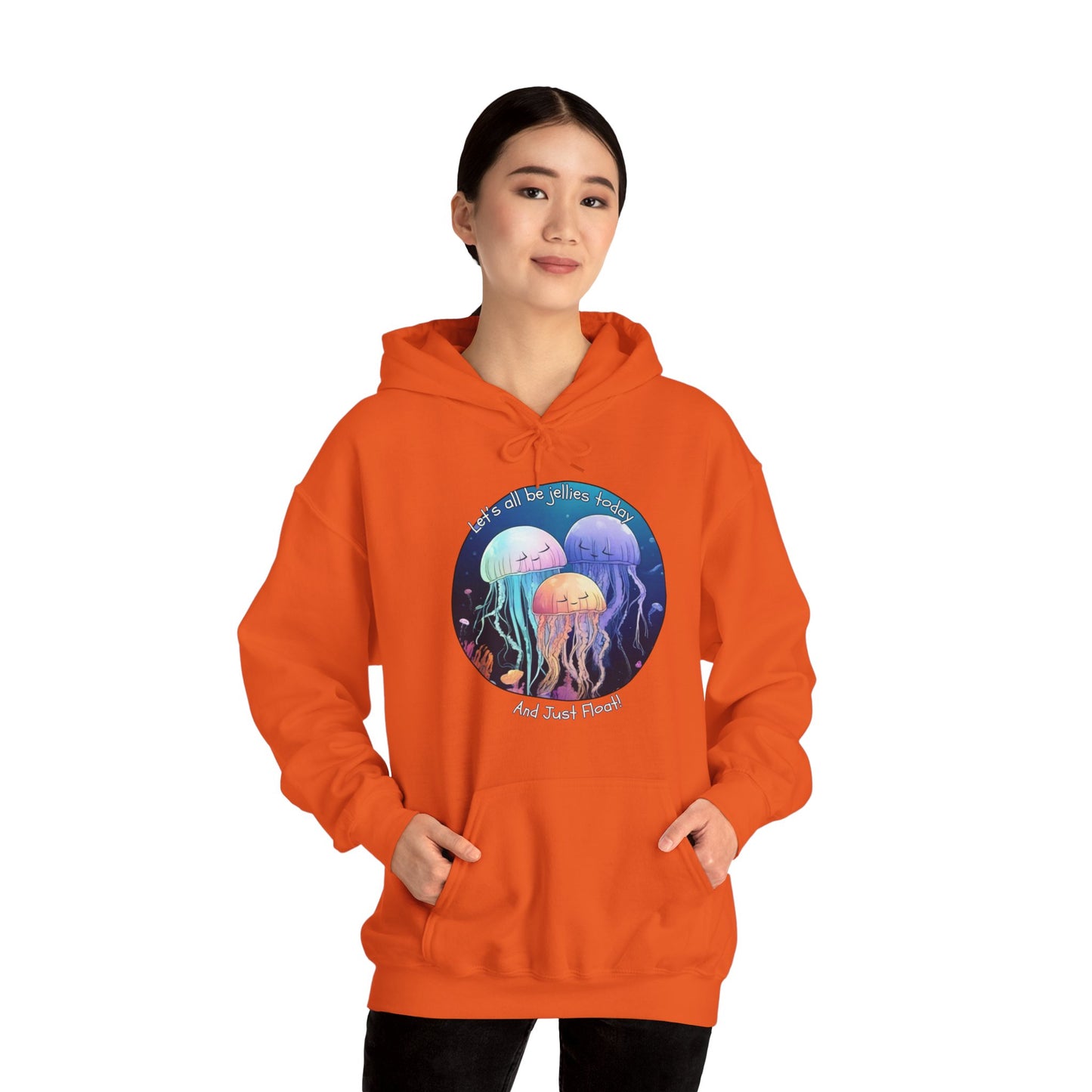 Let's All Be Jellies Today Unisex Heavy Blend™ Hooded Sweatshirt