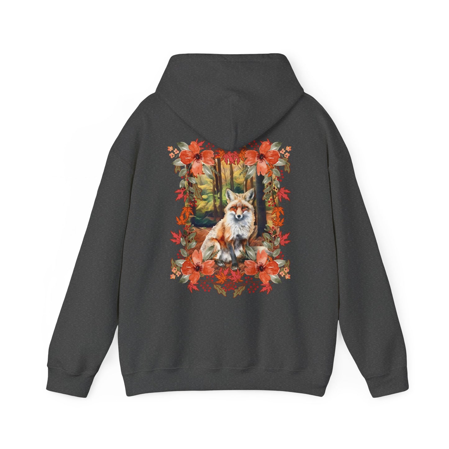 F is for Fall, F is for Fox  Unisex Heavy Blend™ Hooded Sweatshirt