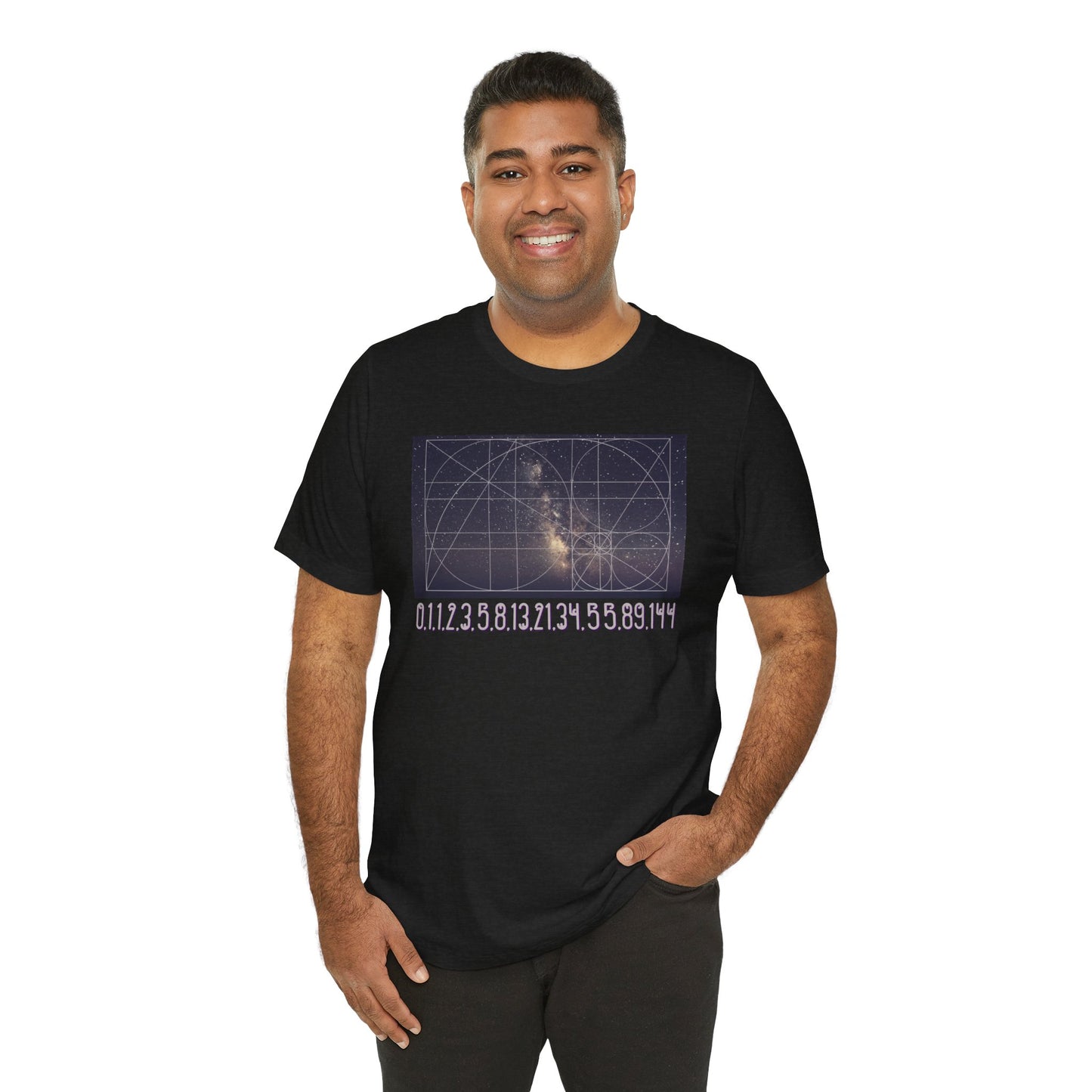 Fibonacci Sequence Unisex Jersey Short Sleeve Tee