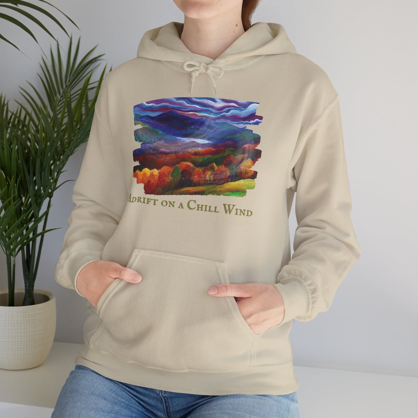 Adrift On A Chill Wind Unisex Heavy Blend™ Hooded Sweatshirt