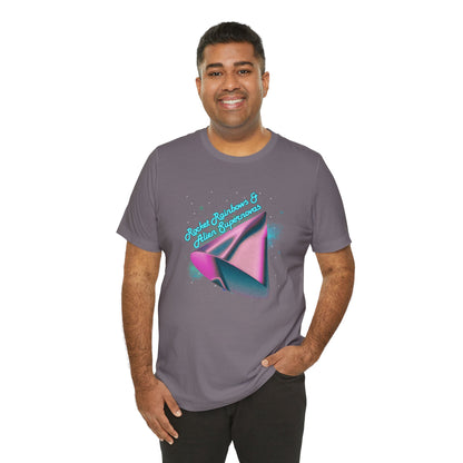 Rocket Rainbows & Alien Supernovas Unisex Jersey Short Sleeve Tee