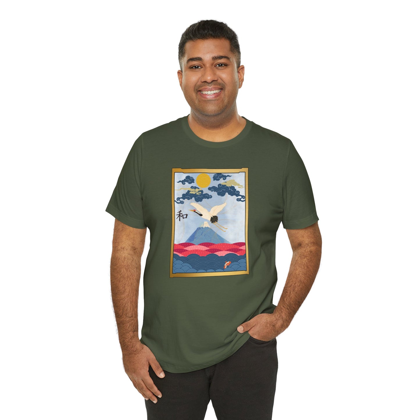 Crane Unisex Jersey Short Sleeve Tee