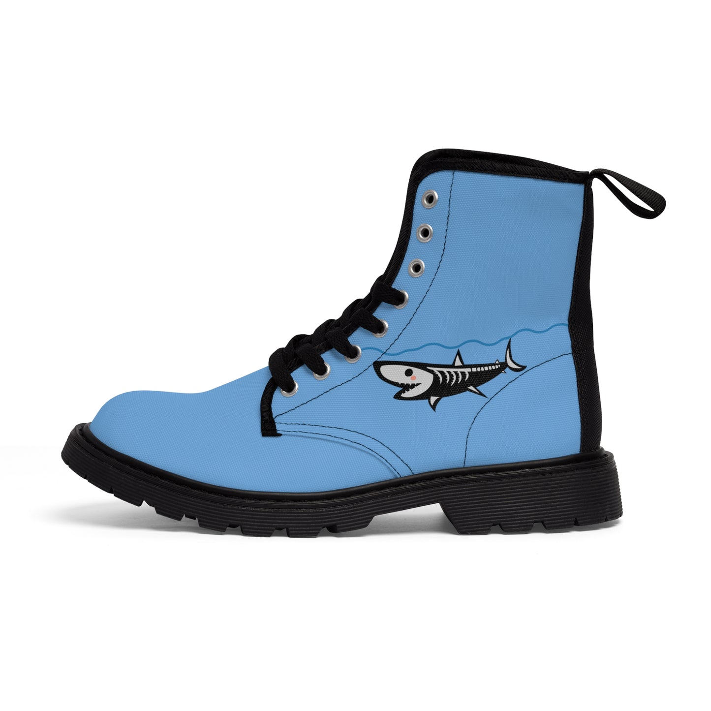 Skele-Shark Men's Canvas Boots