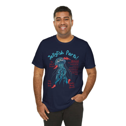 Jellyfish Parts Unisex Jersey Short Sleeve Tee