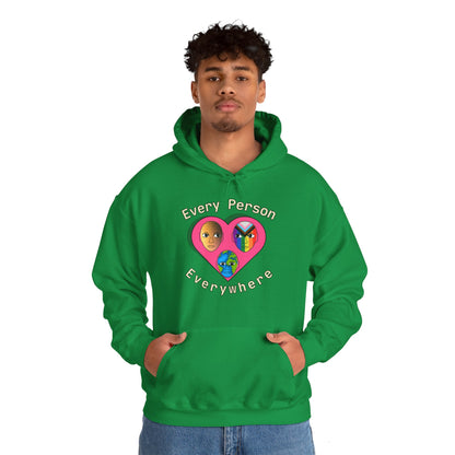 Every Person, Everywhere! Unisex Heavy Blend™ Hooded Sweatshirt