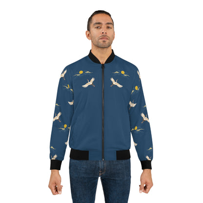 Crane Men's Bomber Jacket (AOP)