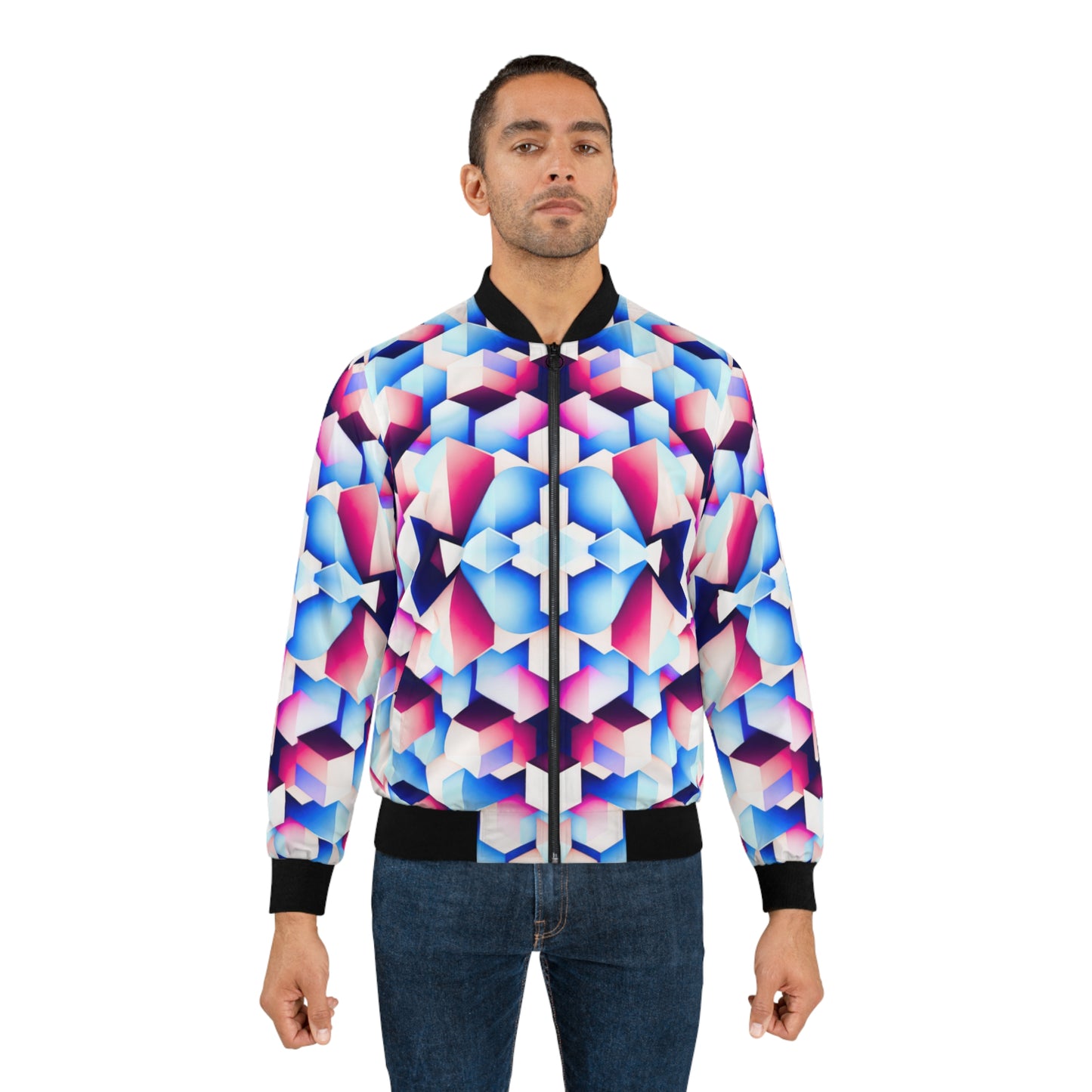 Cubist Men's Bomber Jacket (AOP)