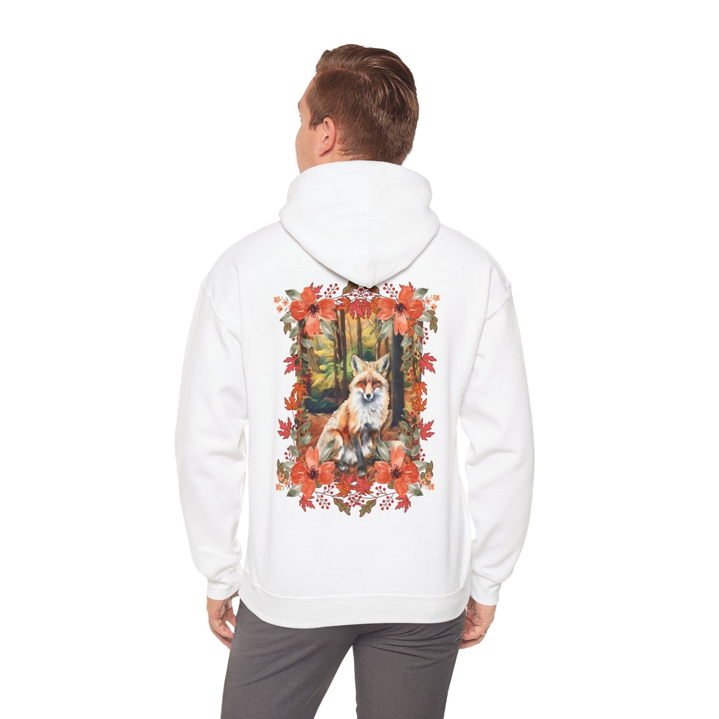 F is for Fall, F is for Fox  Unisex Heavy Blend™ Hooded Sweatshirt