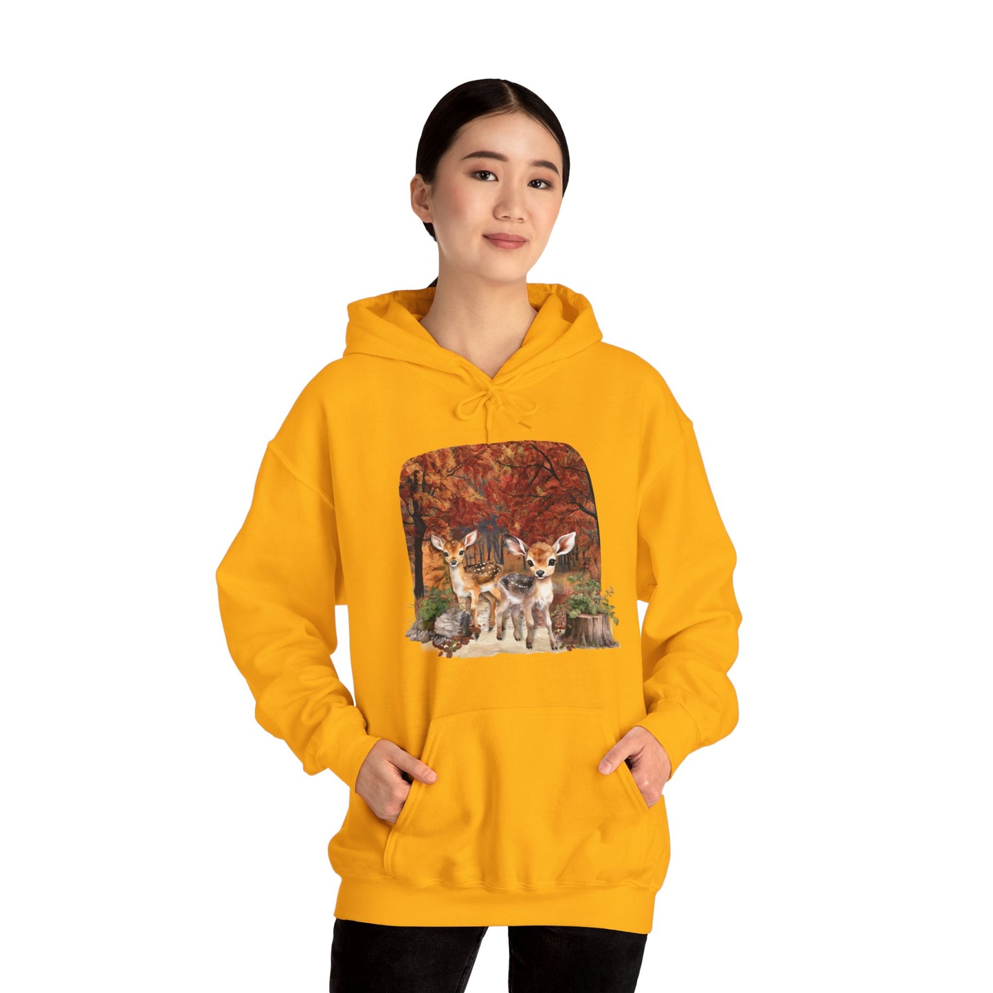 Autumn Fawns Unisex Heavy Blend™ Hooded Sweatshirt