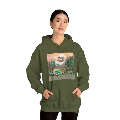 I Will Meet Myself in the Wild Places - Color Unisex Heavy Blend™ Hooded Sweatshirt