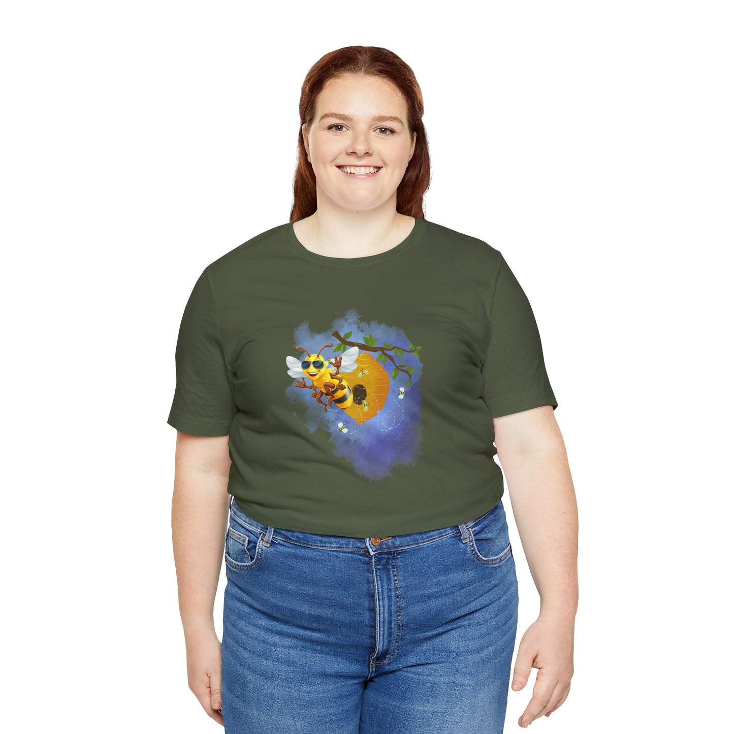 Super Cool Bee Unisex Jersey Short Sleeve Tee