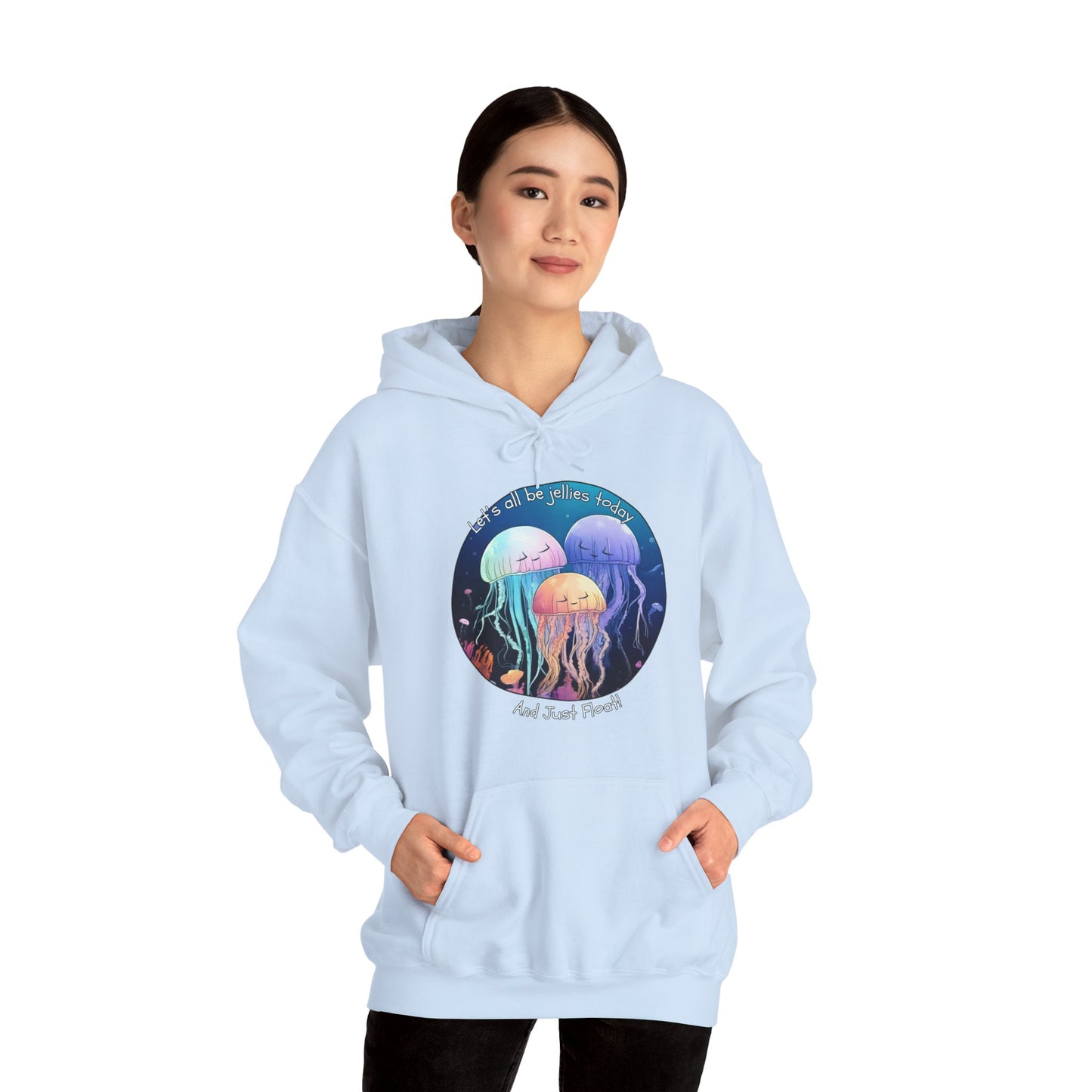 Let's All Be Jellies Today Unisex Heavy Blend™ Hooded Sweatshirt