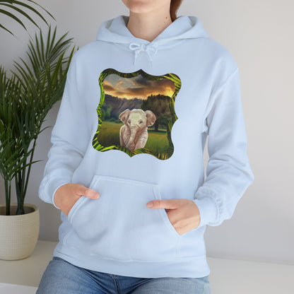 Why are baby elephants so cute, though? Unisex Heavy Blend™ Hooded Sweatshirt