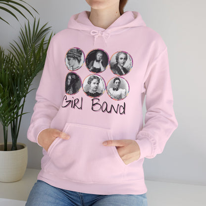 Girl Band - Famous Female Scientists Unisex Heavy Blend™ Hooded Sweatshirt