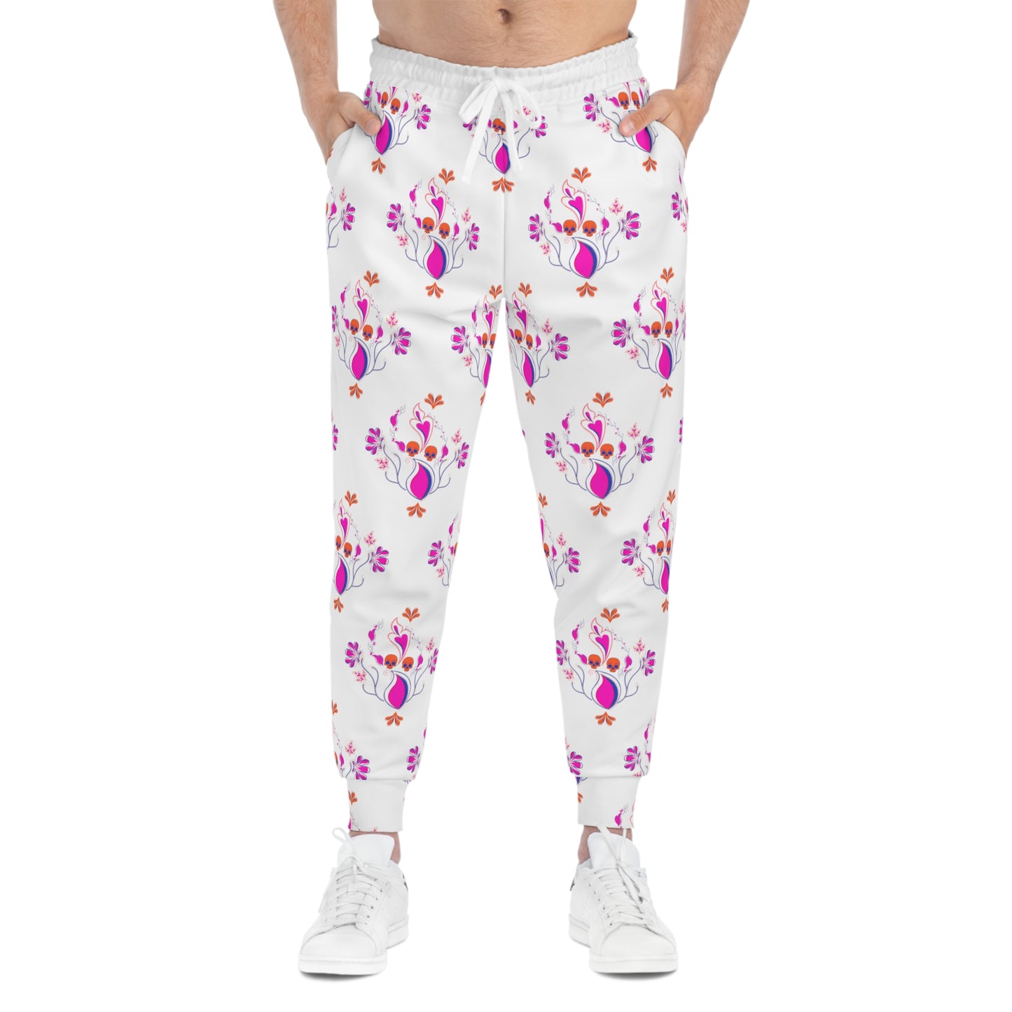 Skulls & Flowers Athletic Joggers (AOP)