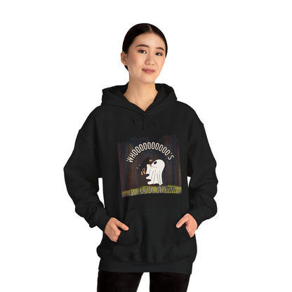 Whooooooo's a Good Boy? Unisex Heavy Blend™ Hooded Sweatshirt