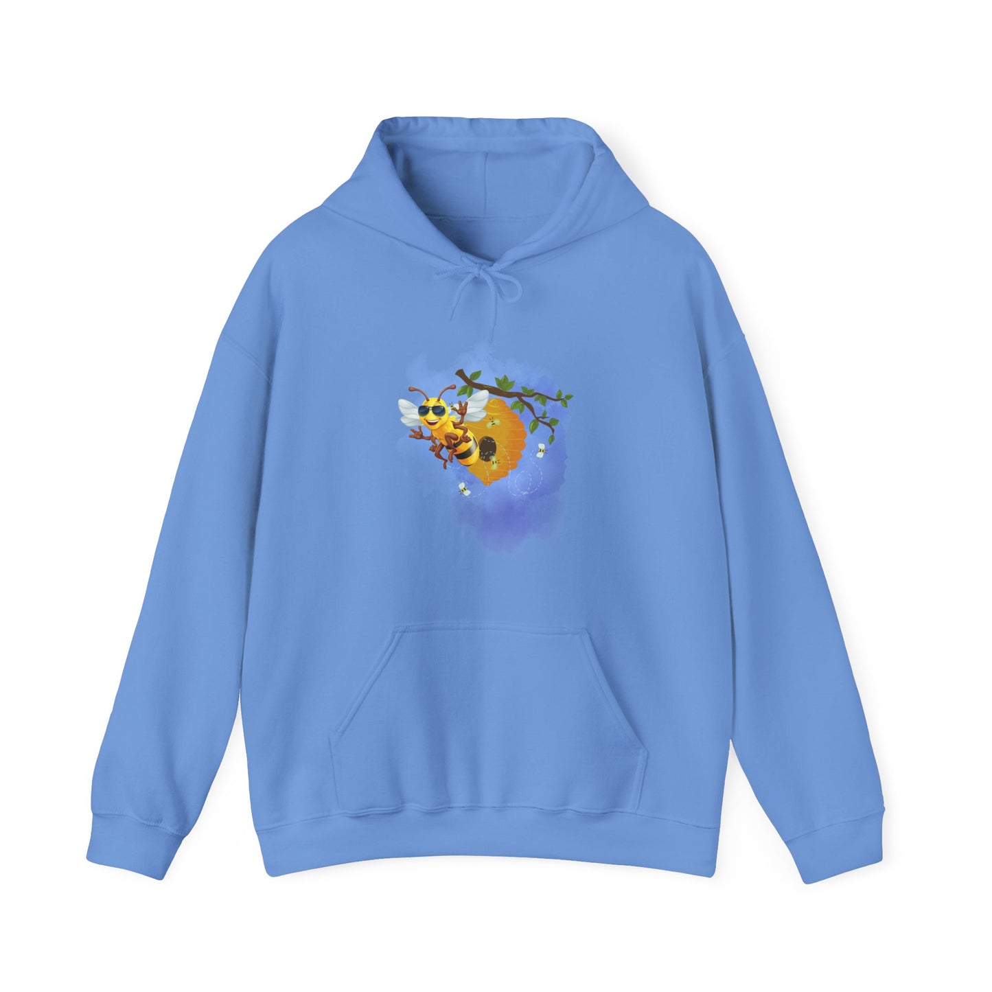 Super Cool Bee, Bro Unisex Heavy Blend™ Hooded Sweatshirt