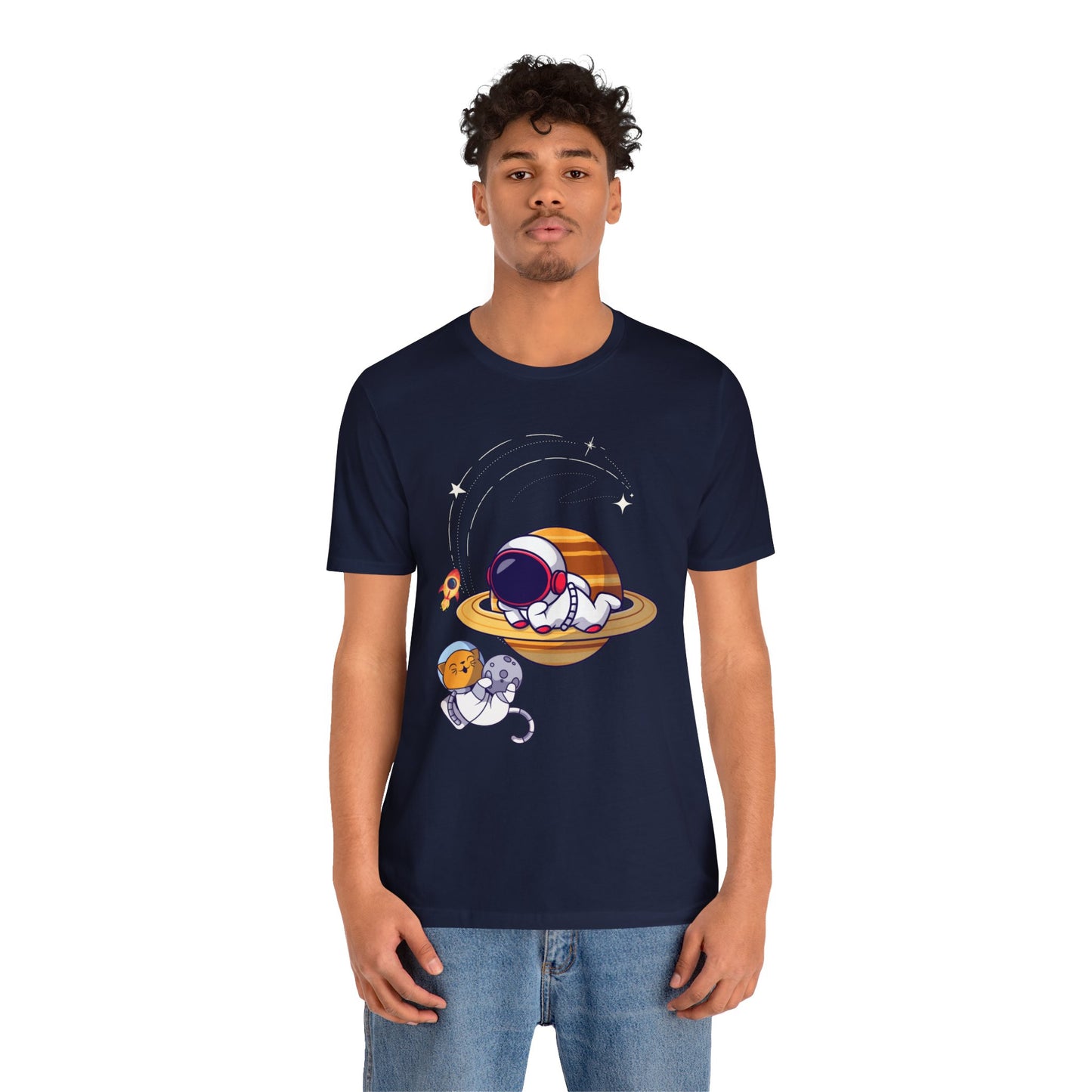 Astro Kitty Unisex Jersey Short Sleeve Tee