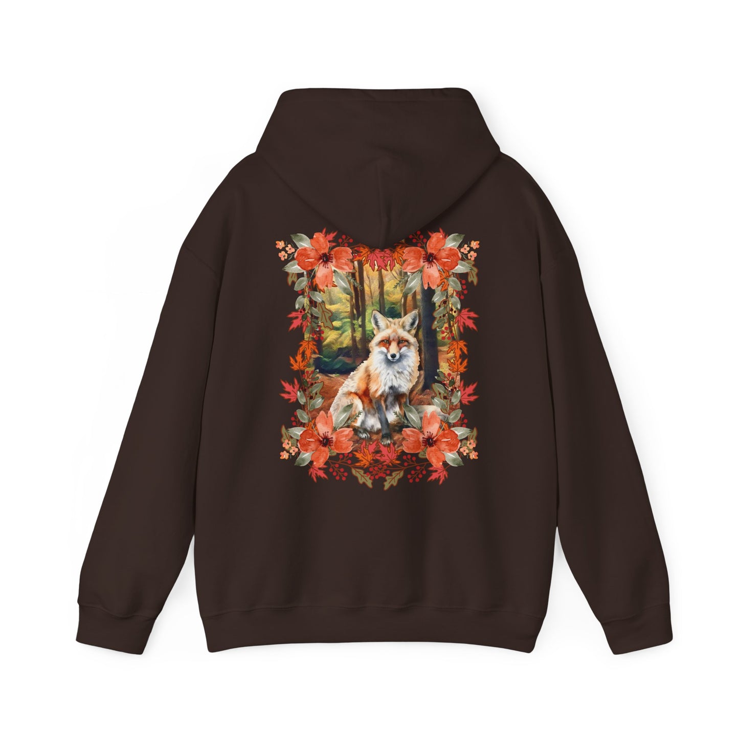 F is for Fall, F is for Fox  Unisex Heavy Blend™ Hooded Sweatshirt