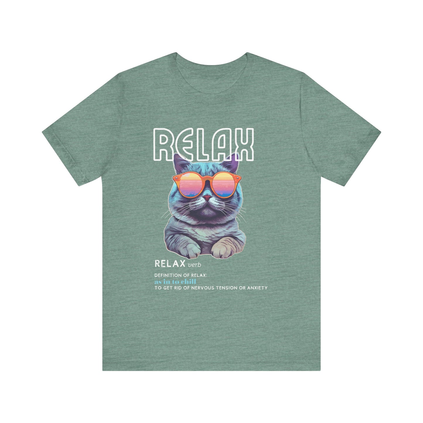 Kitty Says Relax Unisex Jersey Short Sleeve Tee