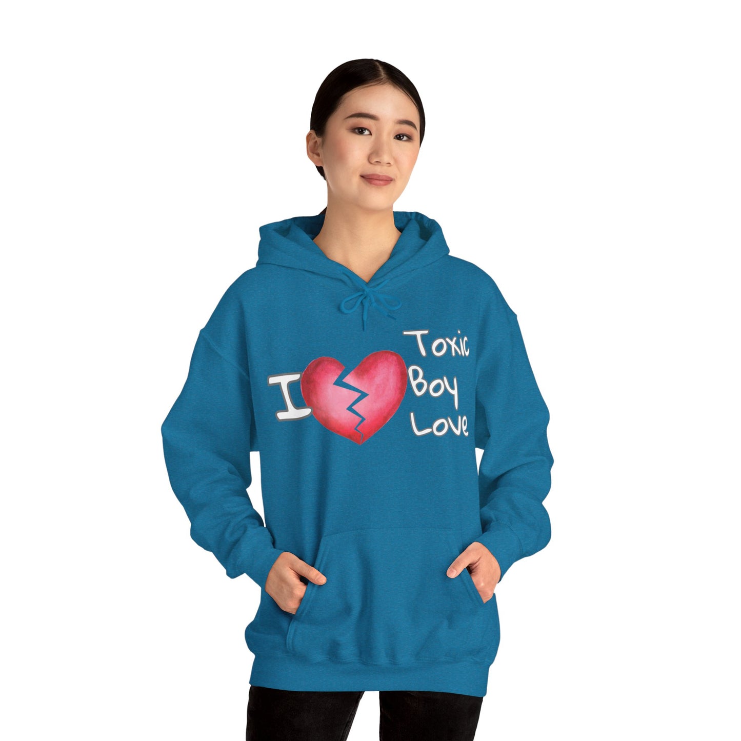 Toxic Boy Love Unisex Heavy Blend™ Hooded Sweatshirt