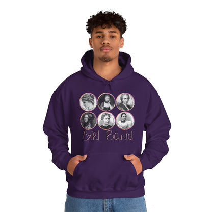 Girl Band - Famous Female Scientists Unisex Heavy Blend™ Hooded Sweatshirt