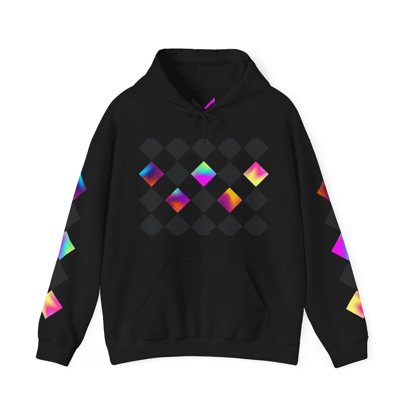 Psychedelic Preppy Print Unisex Heavy Blend™ Hooded Sweatshirt