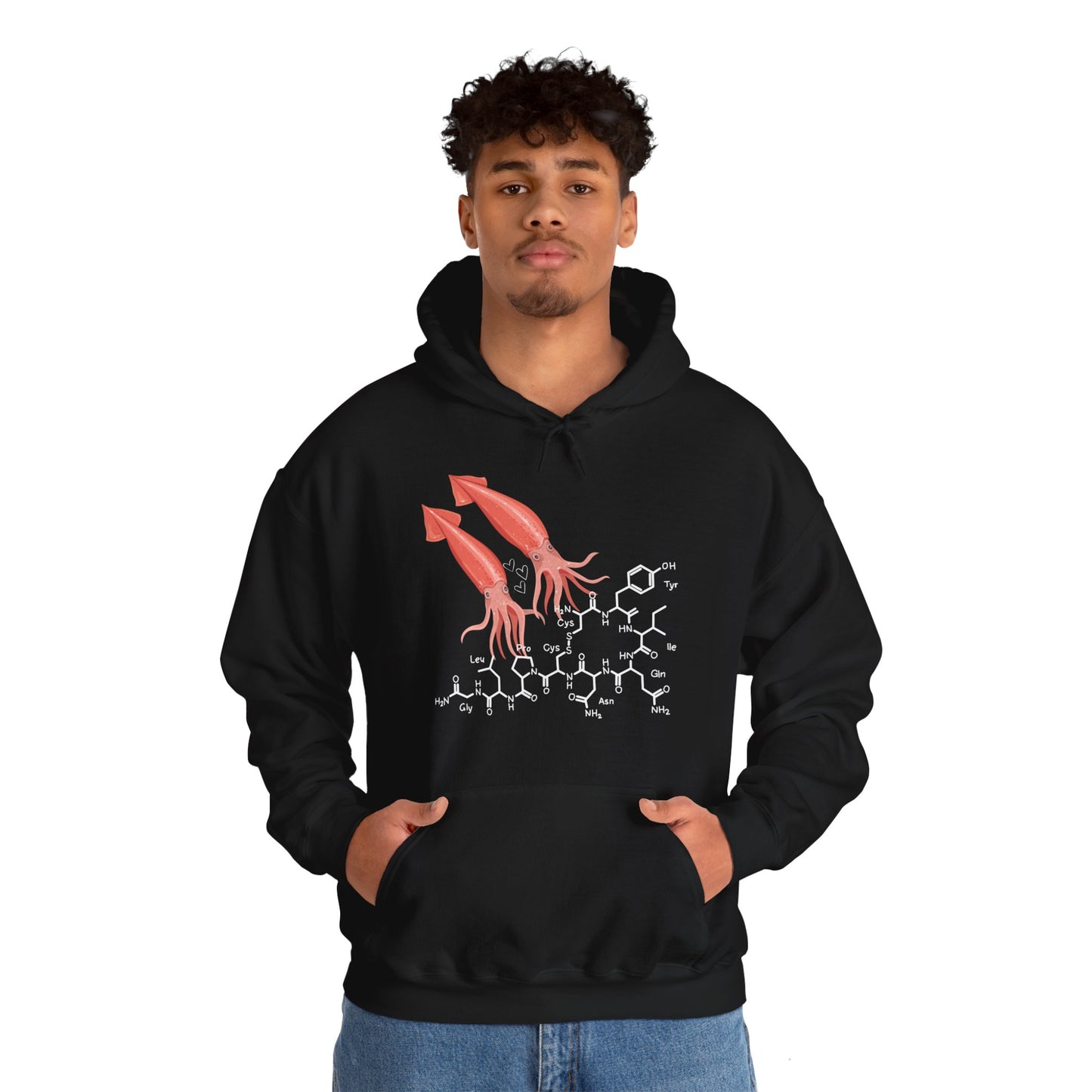 Squid Love - Oxytocin Unisex Heavy Blend™ Hooded Sweatshirt