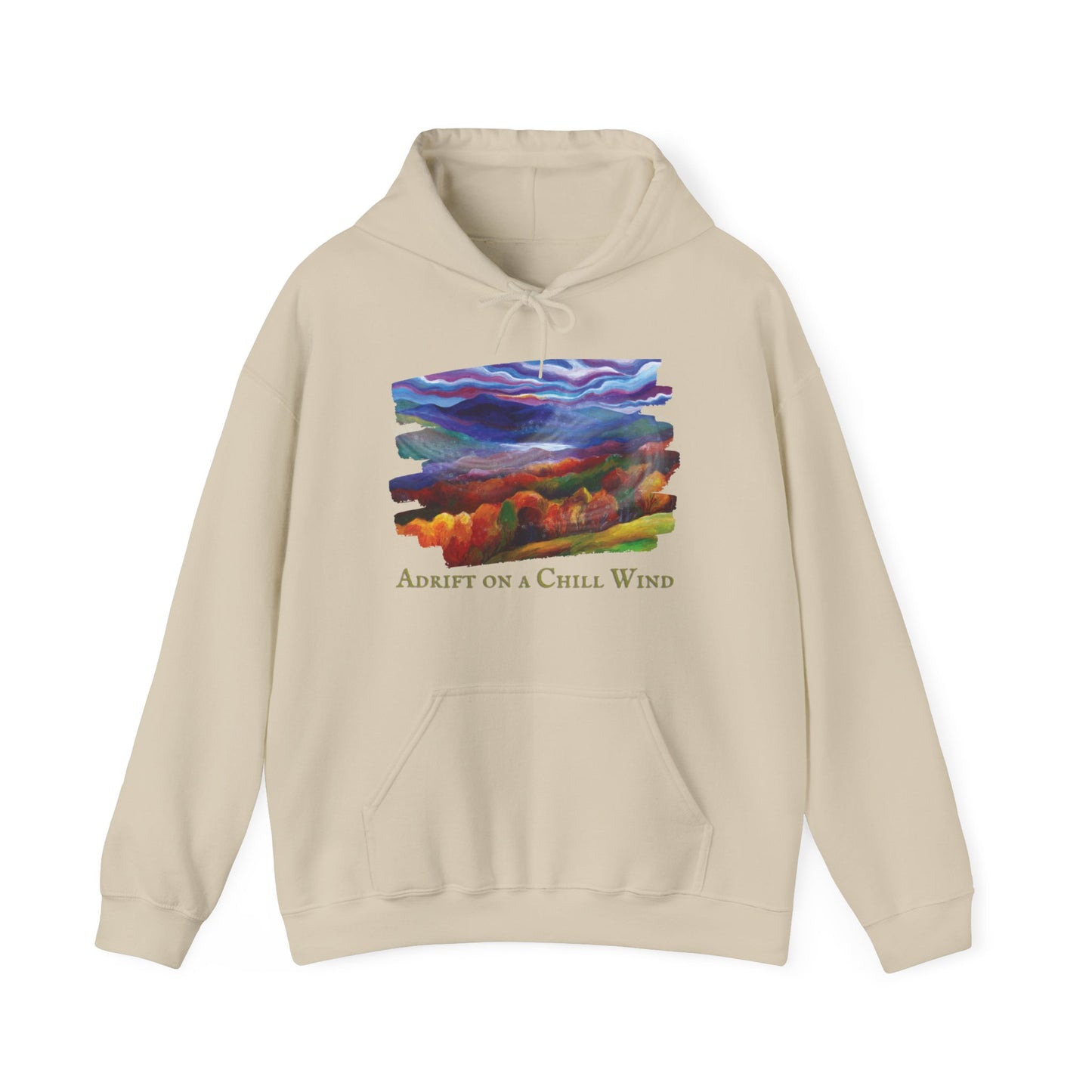 Adrift On A Chill Wind Unisex Heavy Blend™ Hooded Sweatshirt