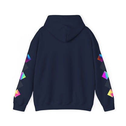 Psychedelic Preppy Print Unisex Heavy Blend™ Hooded Sweatshirt