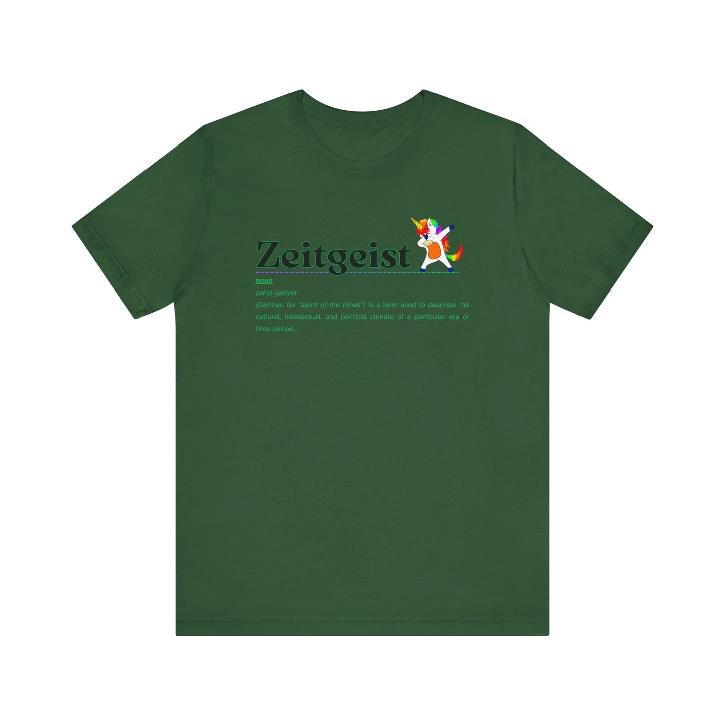 Zeitgeist Unisex Jersey Short Sleeve Tee