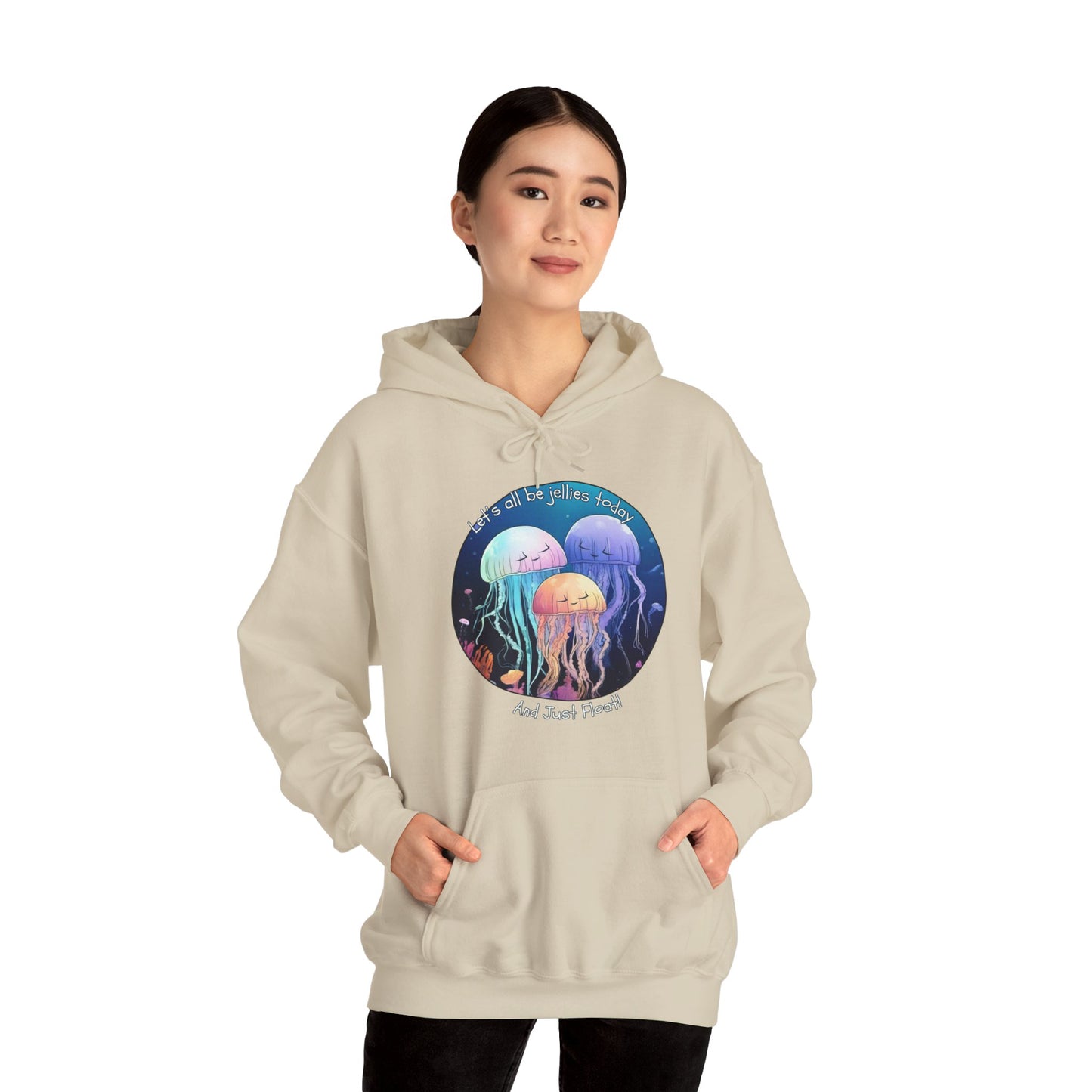 Let's All Be Jellies Today Unisex Heavy Blend™ Hooded Sweatshirt