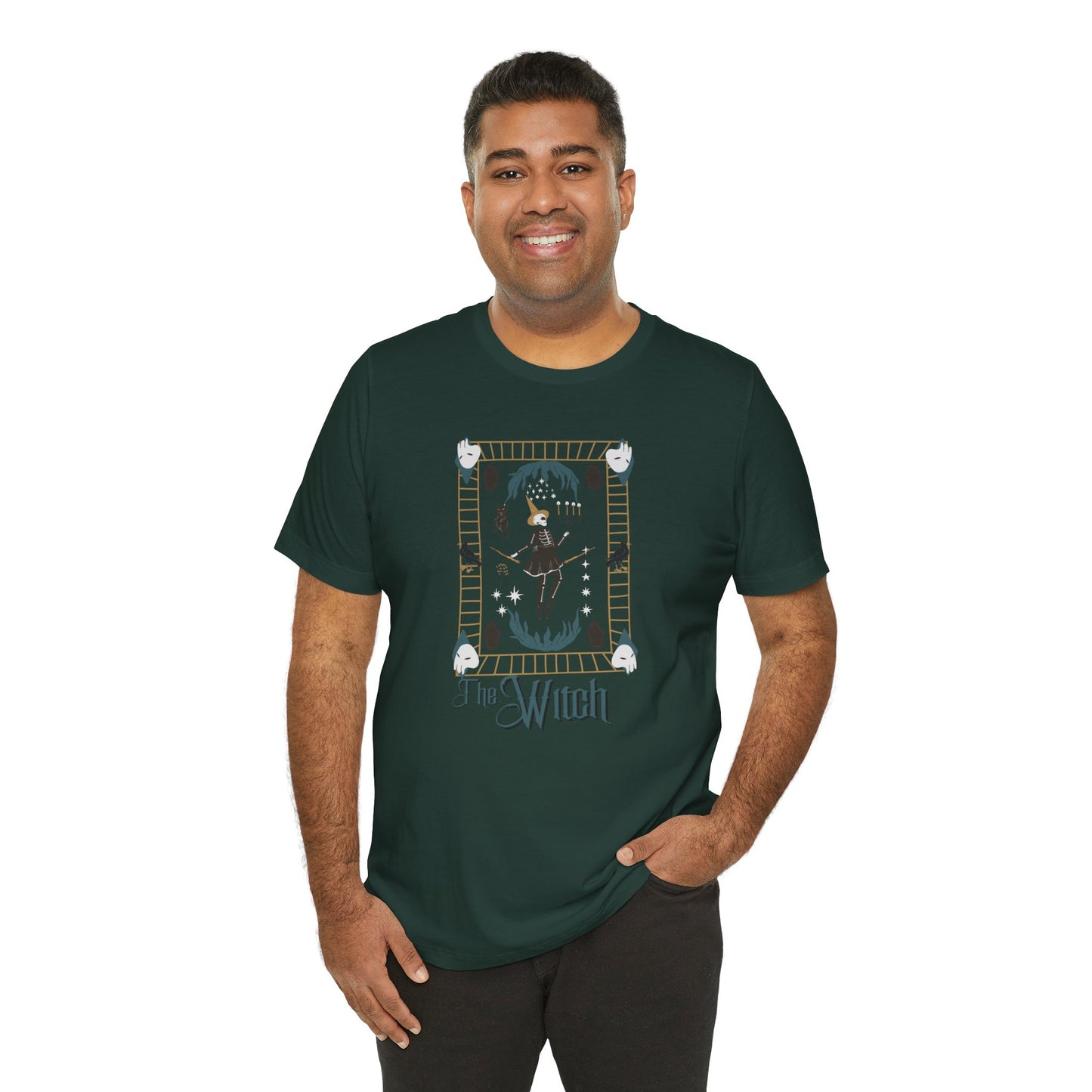 The Witch - Tarot Style Unisex Jersey Short Sleeve Tee