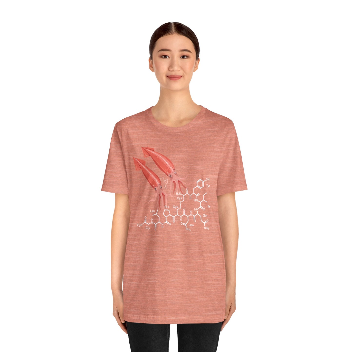 Oxytocin - Squid in Love Unisex Jersey Short Sleeve Tee