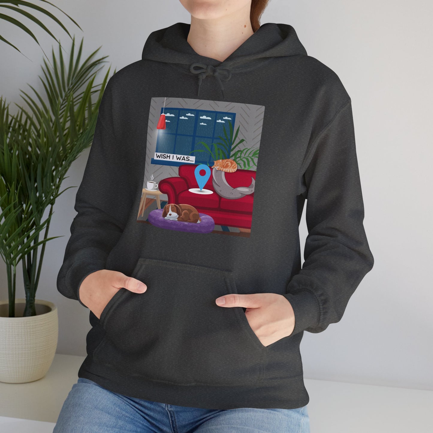 Wish I Was...Unisex Heavy Blend™ Hooded Sweatshirt