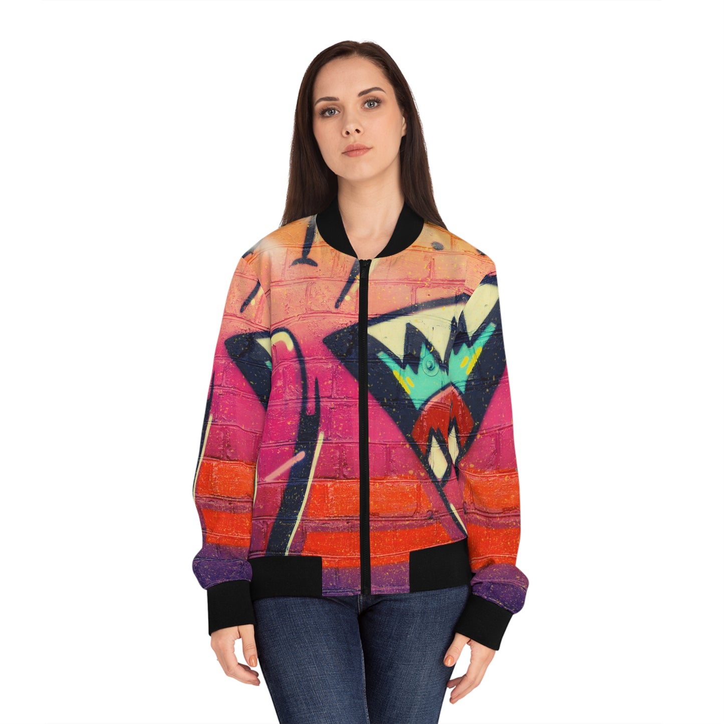 Street Art Women's Bomber Jacket (AOP)