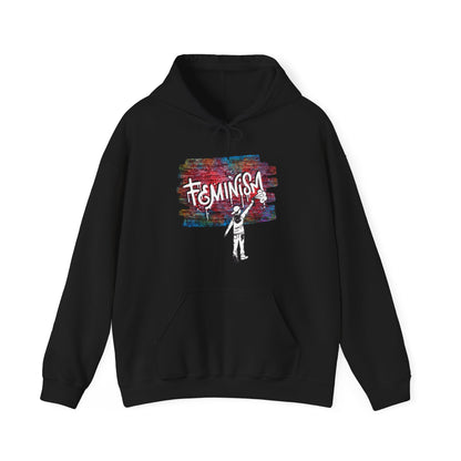 Street Art Feminism Unisex Heavy Blend™ Hooded Sweatshirt