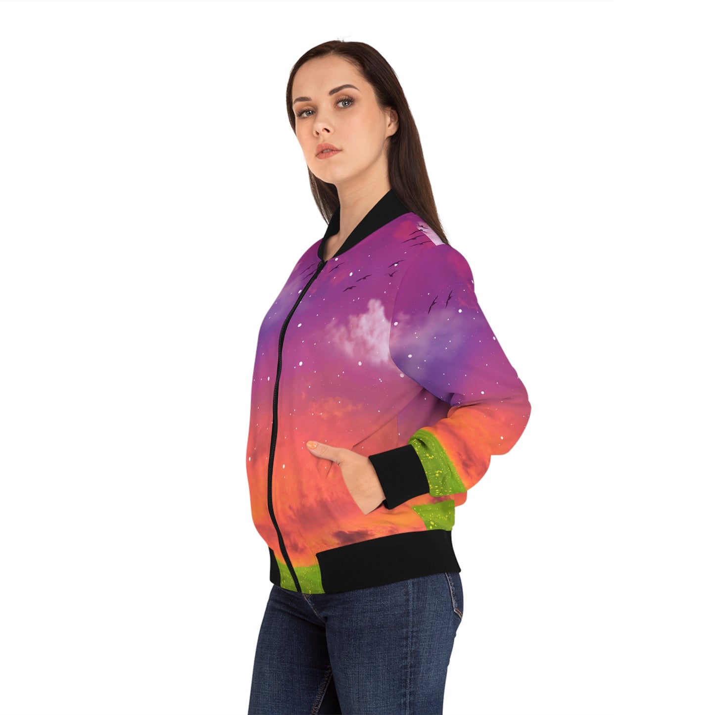 Park Sunrise Women's Bomber Jacket (AOP)