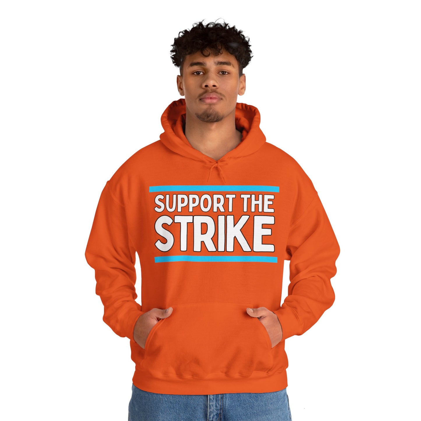 Support The Strike Unisex Heavy Blend™ Hooded Sweatshirt