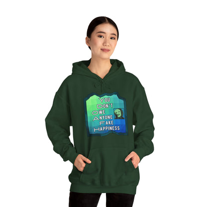 Fake Happiness Unisex Heavy Blend™ Hooded Sweatshirt