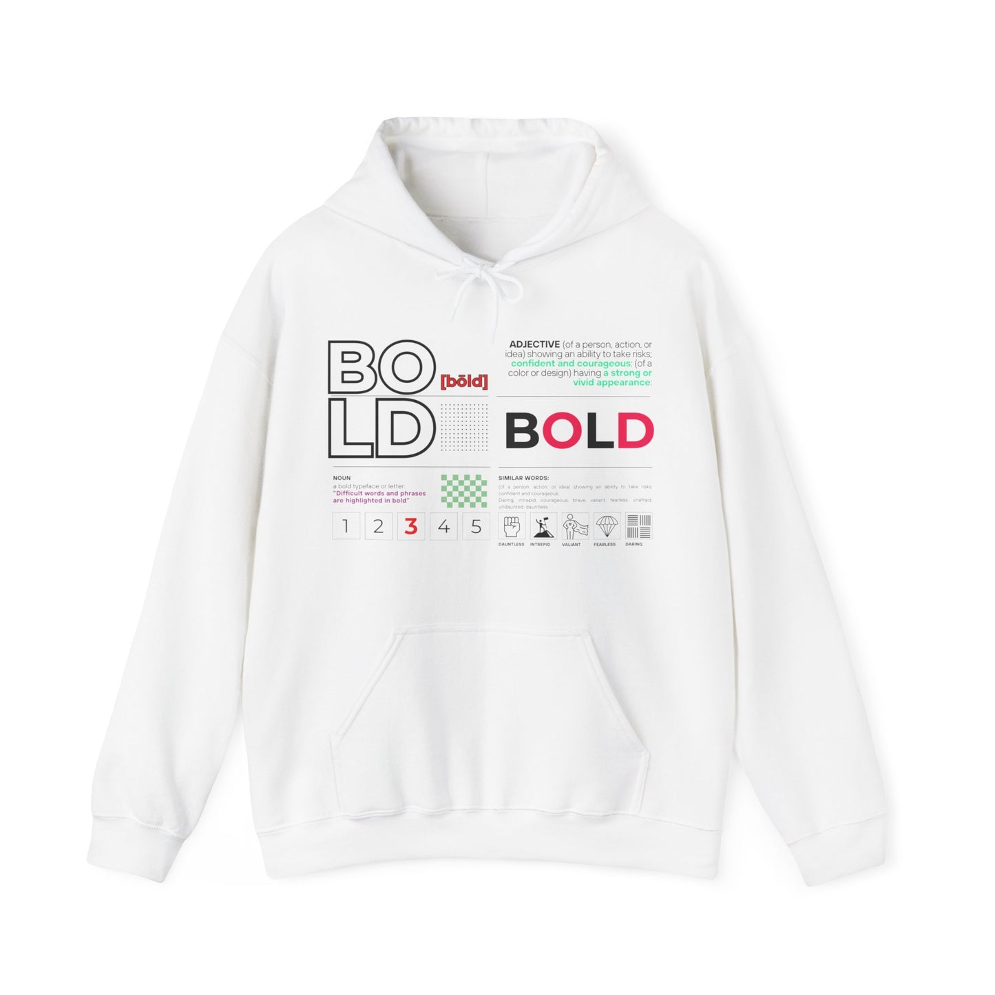 Bold Unisex Heavy Blend™ Hooded Sweatshirt