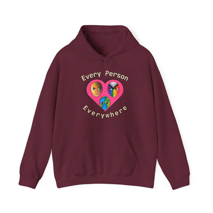 Every Person, Everywhere! Unisex Heavy Blend™ Hooded Sweatshirt