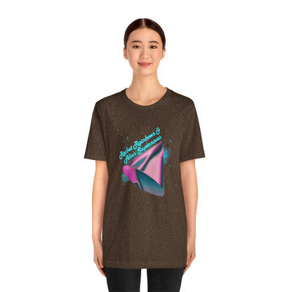 Rocket Rainbows & Alien Supernovas Unisex Jersey Short Sleeve Tee